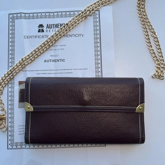 LOUIS VUITTON Suhali Collection Leather Long Wallet - Picture 1 of 15